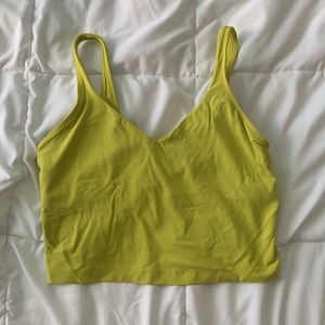 Lululemon align tank yellow size 8